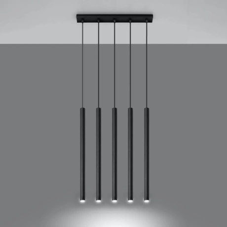 Pendant lamp PASTELO 5 black