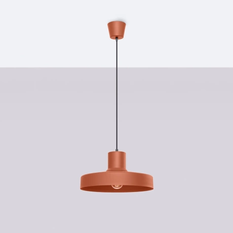 Pendant lamp BILO red ochre