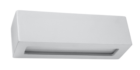 Wall lamp ceramic VEGA grey + 1x LED Bulb E27 4000K Cool White 7.5W 650lm