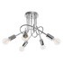 Chandelier SUPEŁ 5 chrome + 3X LED Bulb E27 3000K Warm 7.5W 620lm