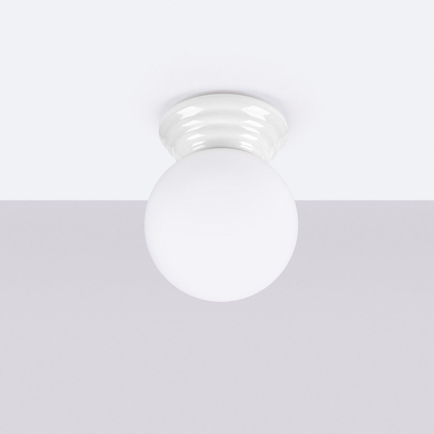 Ceiling lamp ZORI white IP44