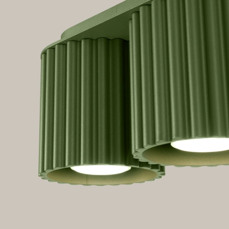 Ceiling lamp AURA 2 olive green GU10