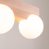 Ceiling lamp BULBO 2 natural wood