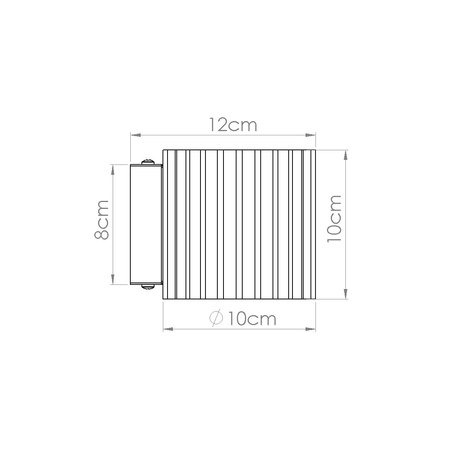 Wall lamp AURA peach G9