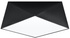 Ceiling lamp HEXA 35 BLACK + 2x LED Bulb E27 3000K Warm 7.5W 620lm