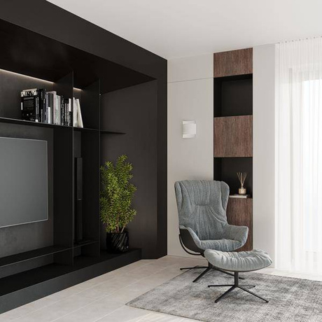 Wall lamp HESTIA white + 1x LED Bulb G9 3000K Warm 4.5W 510lm