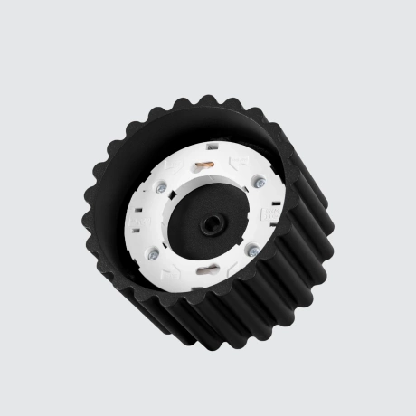 Ceiling lamp AURA 1 black Gx53