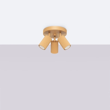 Ceiling lamp KARBON 3P gold