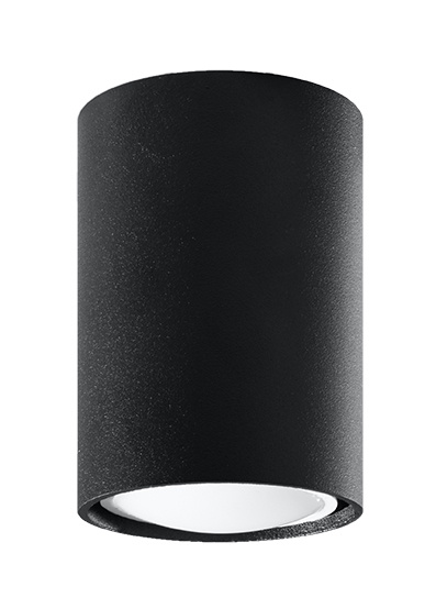 Ceiling lamp LAGOS 10 black + 1x LED Bulb GU-10 4000K Cold 7W 630lm