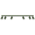 Ceiling lamp KARBON 6L olive green