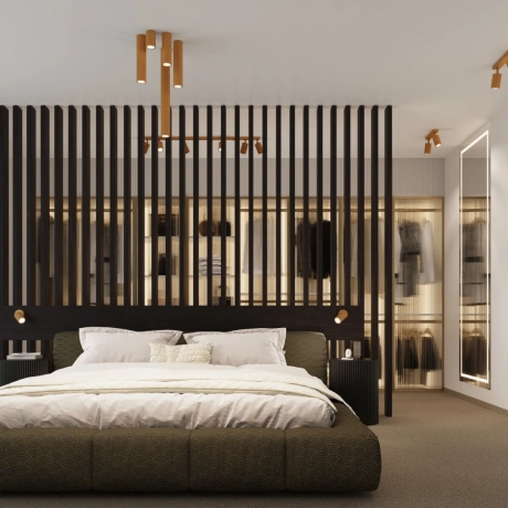 Wall lamp KARBON gold with a switch