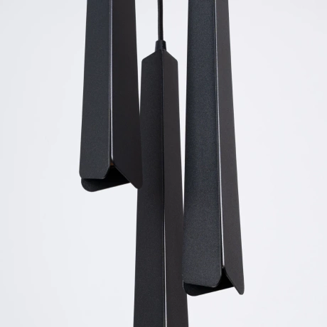 Pendant lamp PRYSM 3P black
