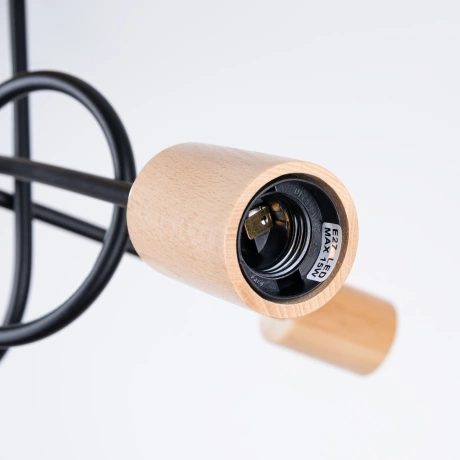 Chandelier EMBER 3 schwarz