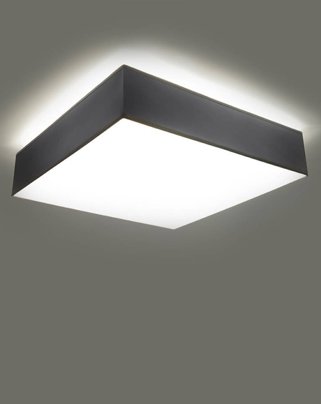 Ceiling lamp HORUS 25 GREY + 1x LED Bulb E27 3000K Warm 7.5W 620lm