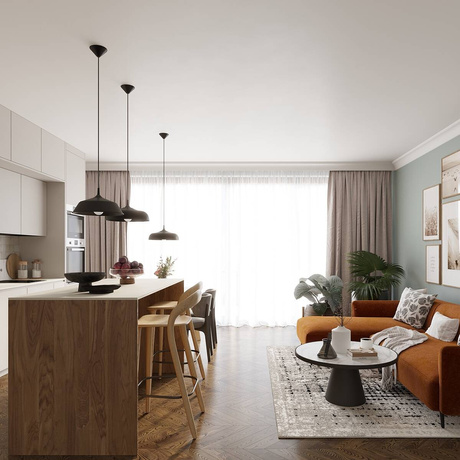 Ceiling lamp GINA black + 1x LED Bulb E27 4000K Cool White 7.5W 690lm