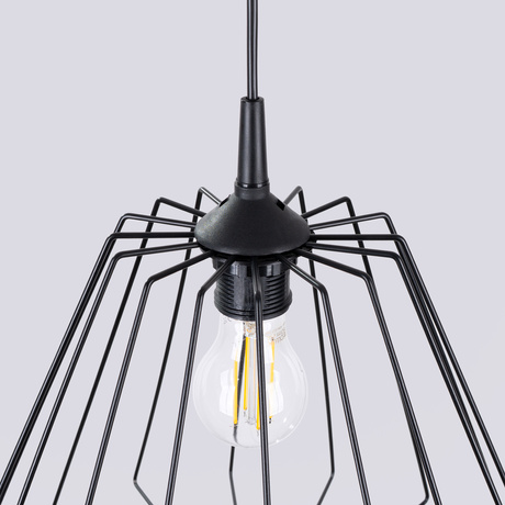 Pendant lamp TRAPO black