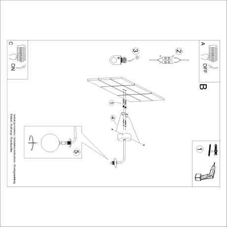 Wall lamp ASTRAL 1 white