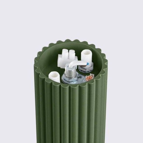 Ceiling lamp HALO olive green IP44