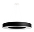 Chandelier SATURNO SLIM 70 black + 6x LED Bulb E27 3000K Warm 7.5W 620lm