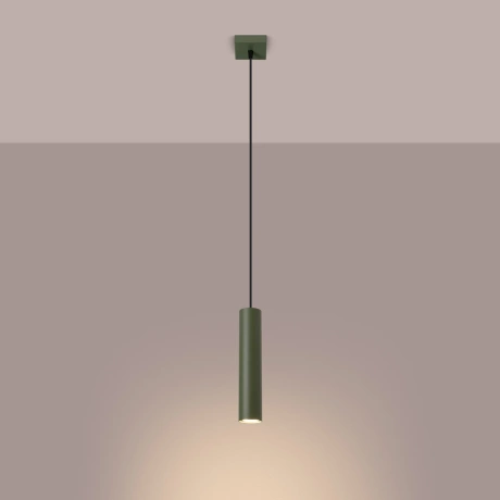 Pendant lamp LAGOS 1 olive green