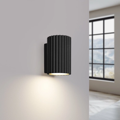 Wall lamp KARBON 10 black