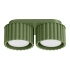 Ceiling lamp AURA 2 olive green Gx53