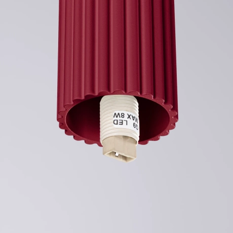 Ceiling lamp HALO burgundy IP44