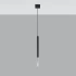 Pendant lamp MOZAICA 1 black/chrome