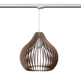 Pendant lamp APRILLA wood E27 4000K 7,5W 690lm #W