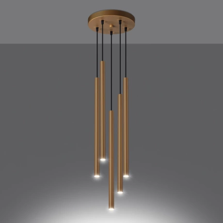Pendant lamp PASTELO 5P gold