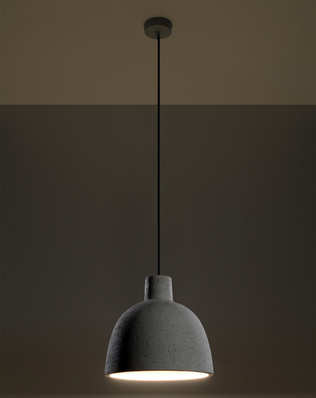 Hanging lamp DAMASO + 1x LED Bulb E27 4000K Cool White 7.5W 650lm