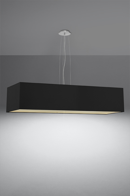 Chandelier SANTA 120 black + 5x LED Bulb E27 3000K Warm 7.5W 620lm