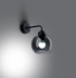 Wall lamp ALINO 1 black + 1x LED Bulb E27 3000K Warm 7.5W 620lm