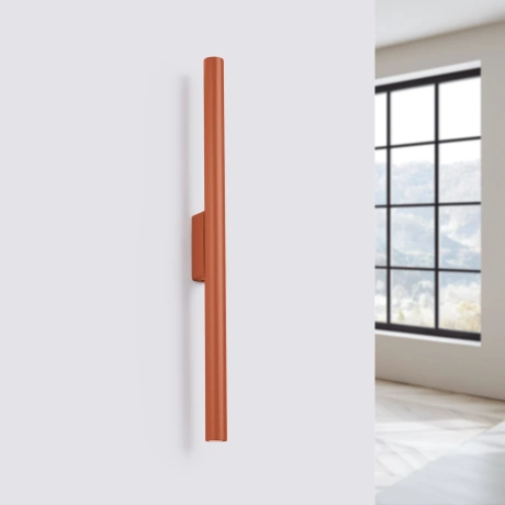 Wall lamp PASTELO 2 red ochre