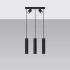 Pendant lamp RING 3 black