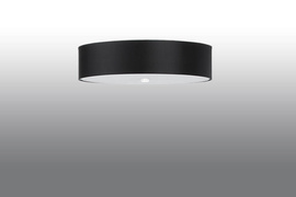 Ceiling lamp SKALA 50 black + 5x LED Bulb E27 4000K Cool White 7.5W 650lm