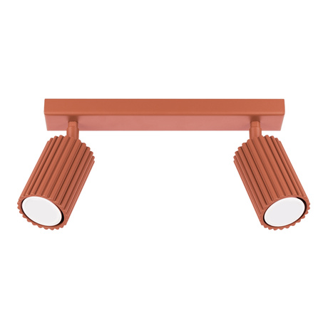 Ceiling lamp KARBON 2 red ochre
