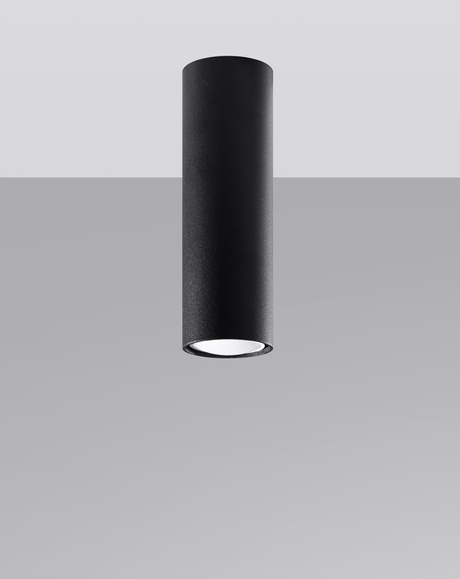 Ceiling lamp LAGOS 20 black + 1x LED bulb GU-10 3000K Warm 7W 620lm