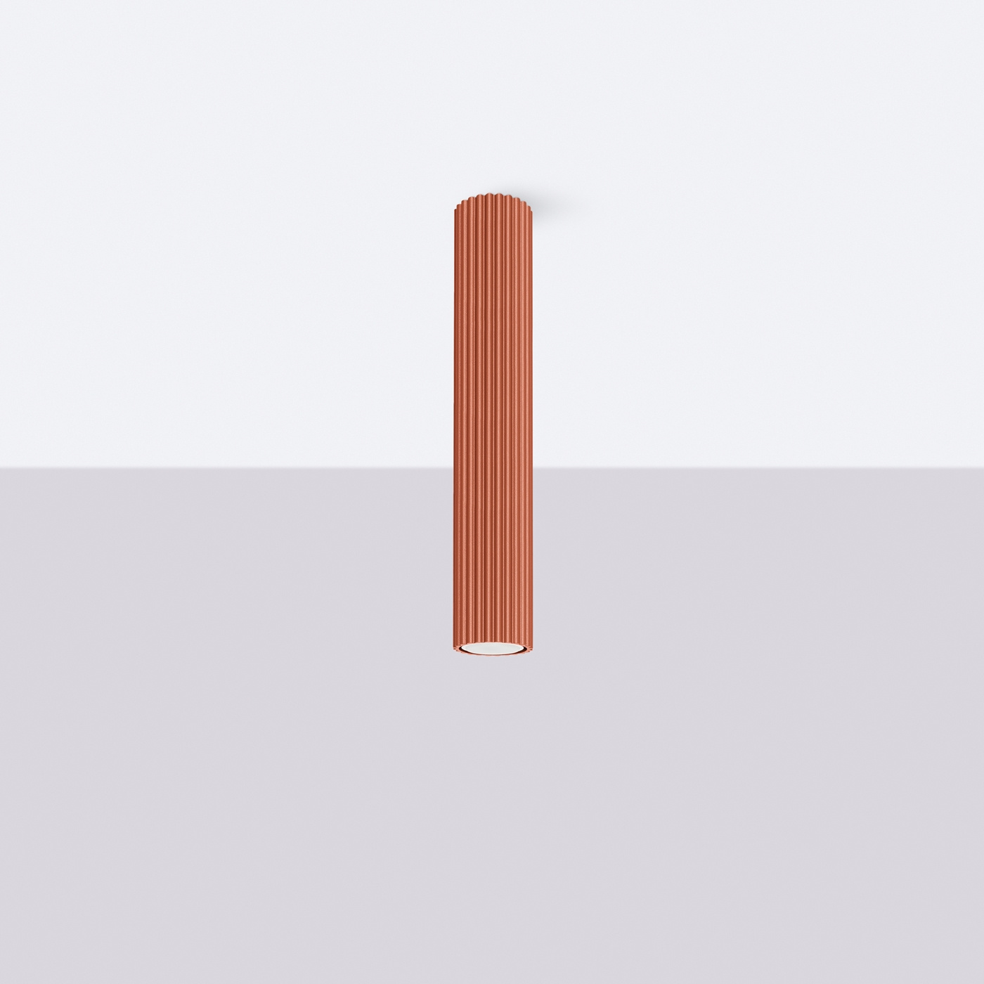 Ceiling lamp KARBON 40 red ochre