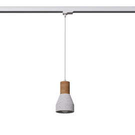 Pendant lamp QUBIC grey E27 3000K 7,5W 620lm #W