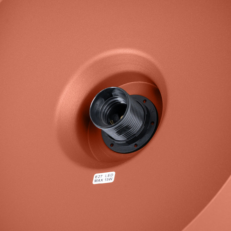 Pendant lamp BILO red ochre