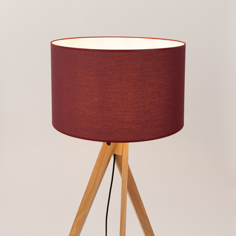 Floor lamp NATT burgundy