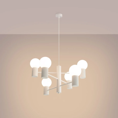 Chandelier HALO 6 white