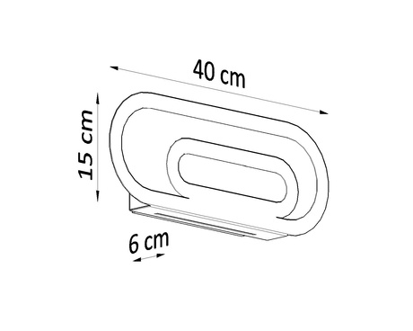 Wall lamp SACCON white + 2x LED Bulb G9 4000K Cool White 4.5W 530lm