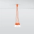 Pendant lamp DIEGO 5 orange