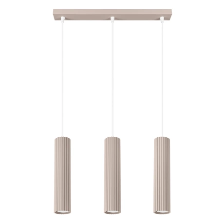 Pendant lamp KARBON 3L taupe