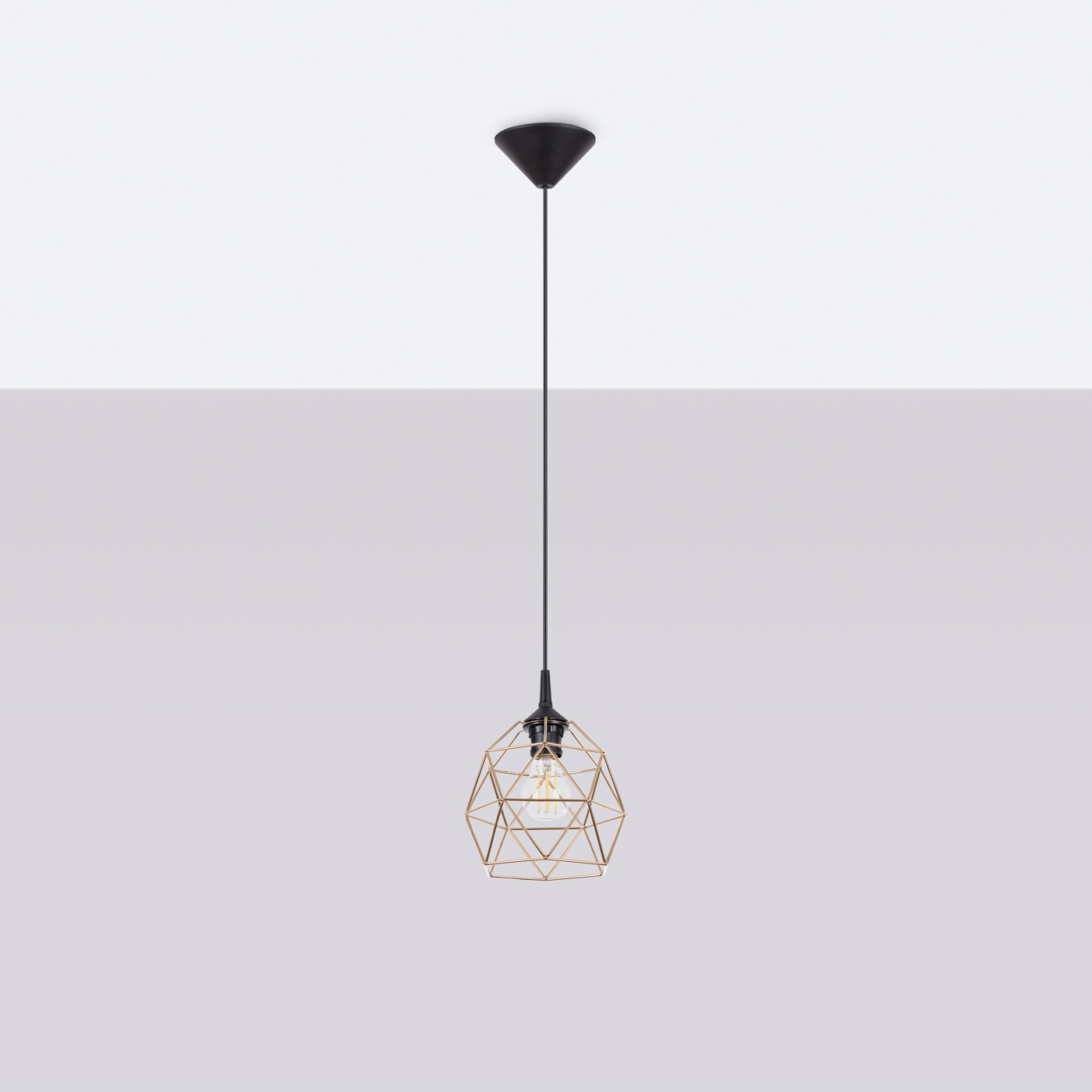Pendant lamp TRIOM 20 gold