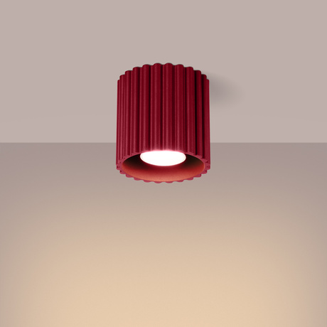 Ceiling lamp AURA 1 burgundy GU10