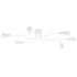 Chandelier VECTOR 6 white