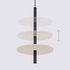 Pendant lamp FELTRO 1 black/beige